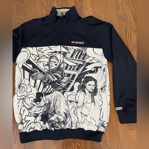 Ecko Unltd zip up sweater, size XL.